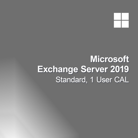 Microsoft Exchange Server 2019 Standard, 1 uživatelská CAL