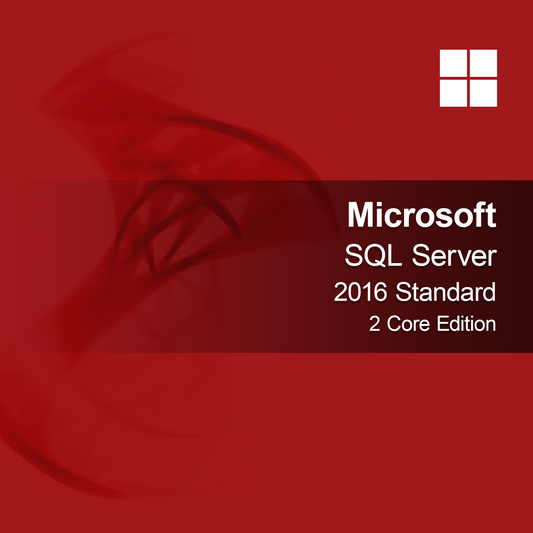 Microsoft SQL Server 2016 Standard - 2 Core Udgave