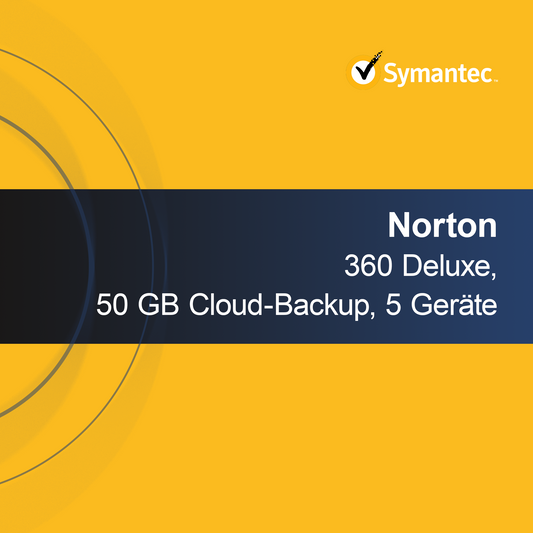 Norton 360 Deluxe, 50 GB felhőalapú biztonsági mentés 5 eszközre