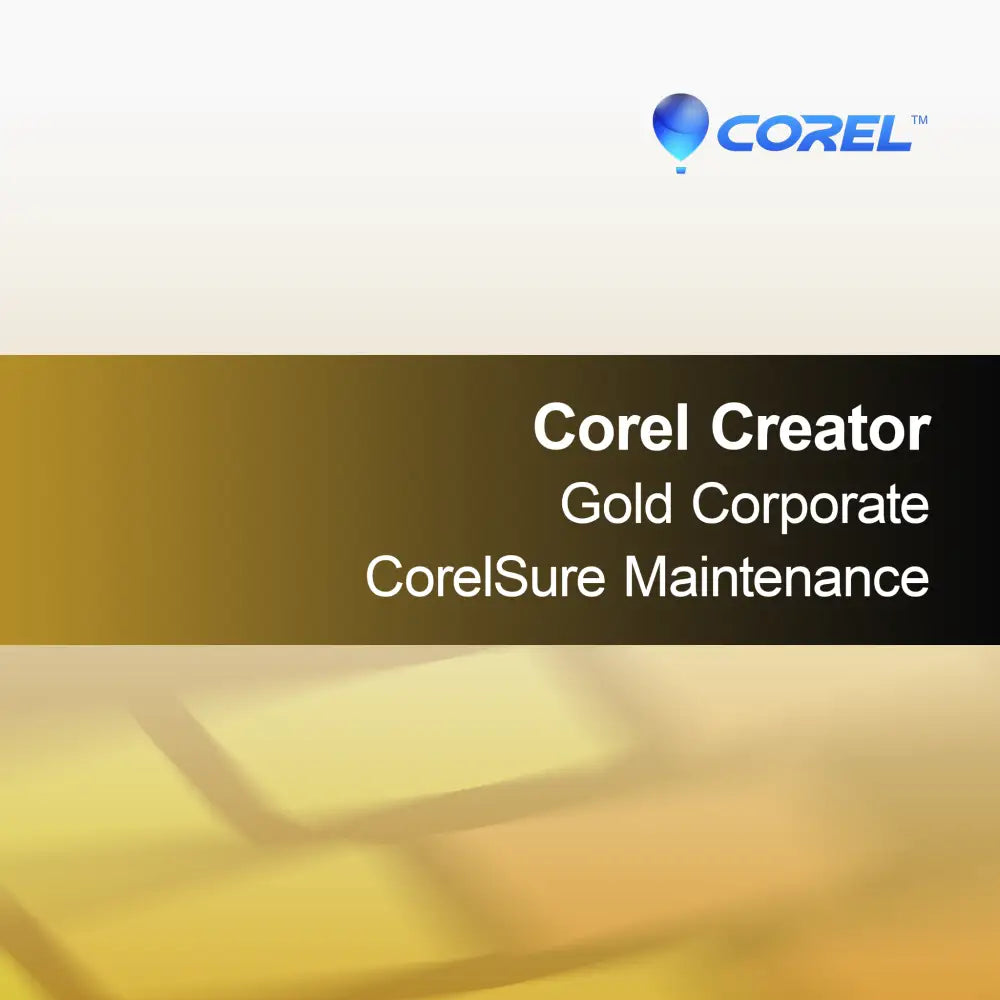 Corel Creator Gold Corporate CorelSure Manutenção