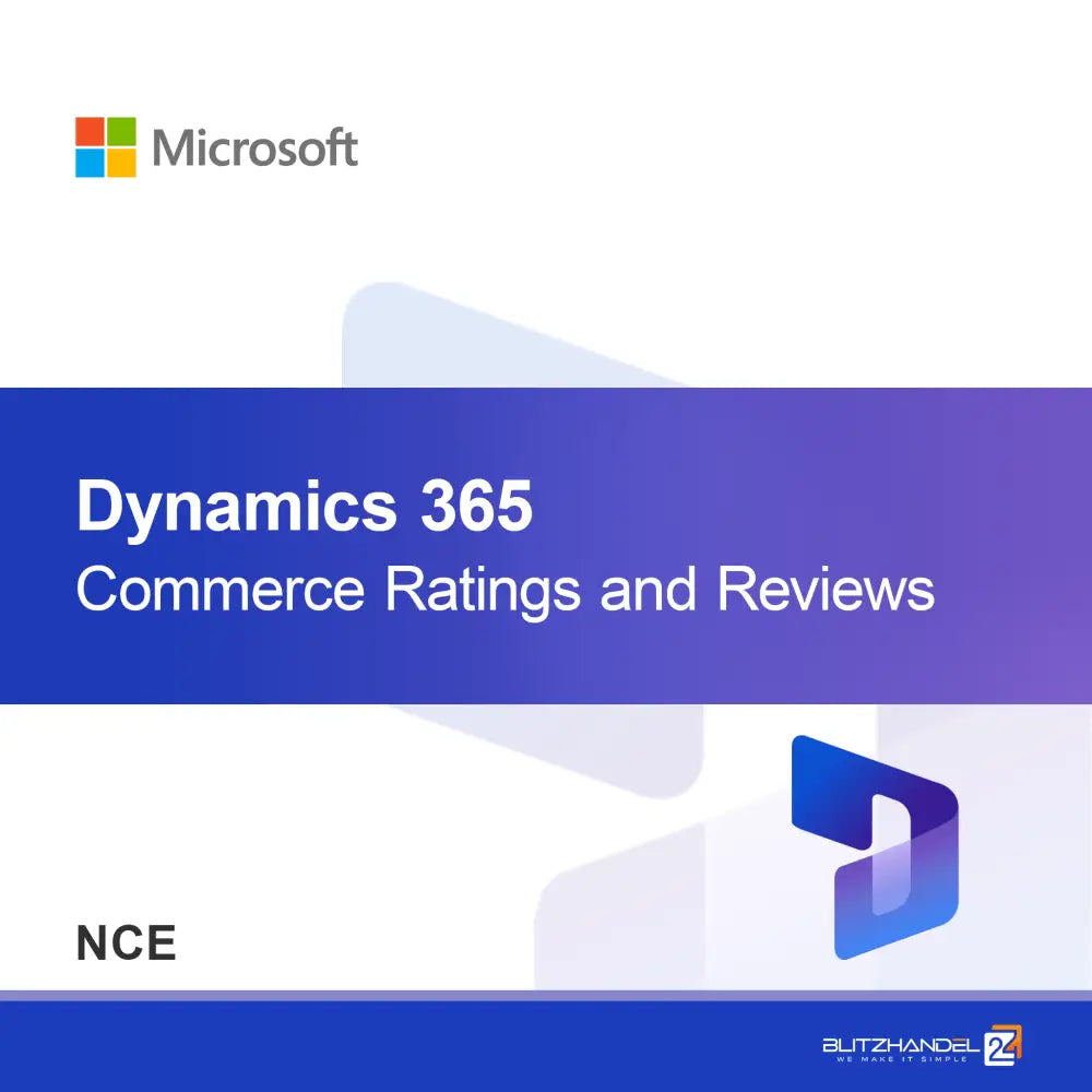 Hodnotenia a recenzie Dynamics 365 Commerce (NCE)