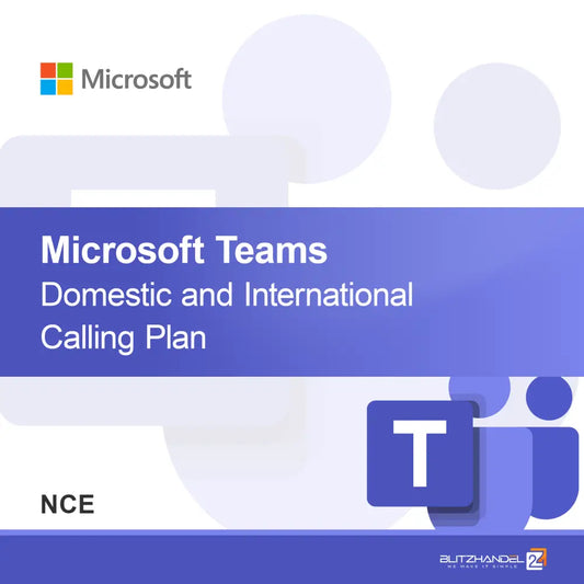 Microsoft Teams domači in mednarodni klicni načrt (NCE)