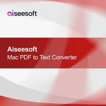 Aiseesoft Mac PDF til tekst konverter