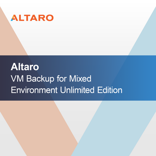 Altaro VM Backup dla środowiska mieszanego Edycja Nieograniczona