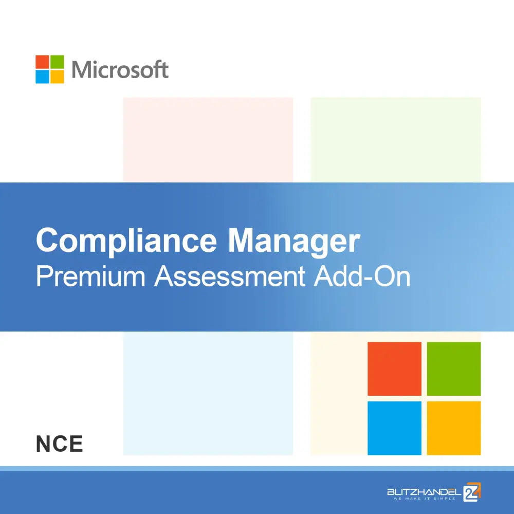 Doplnok prémiového hodnotenia Compliance Manager (NCE)